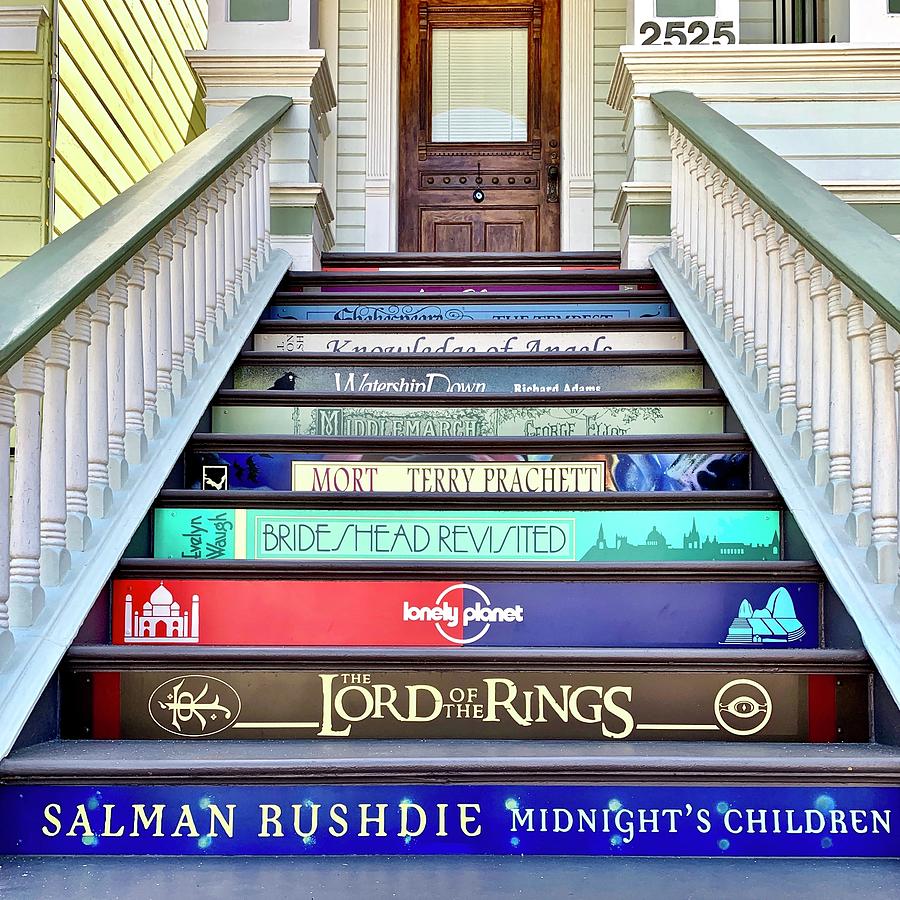Book Stairs Photograph by Julie Gebhardt