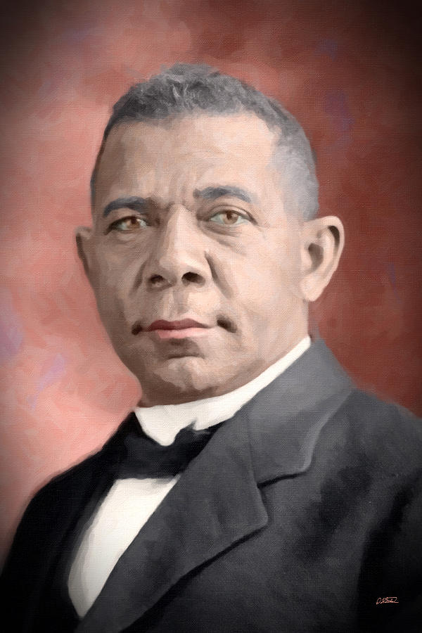 Booker T Washington - DWP2002991 Painting by Dean Wittle