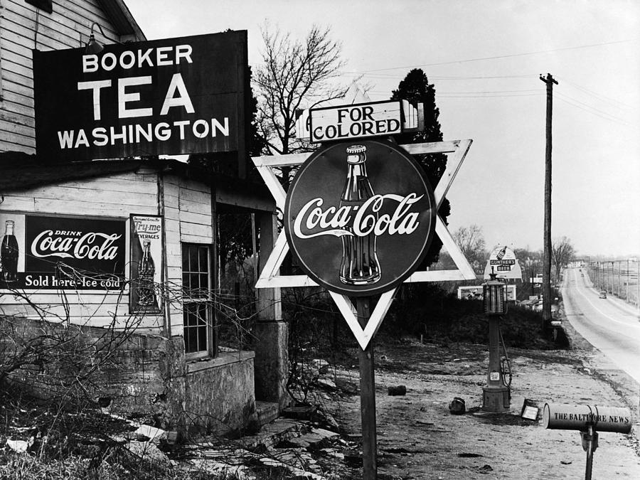 Black And White Photograph - Booker T. Washington [Misc.] by Margaret Bourke-White