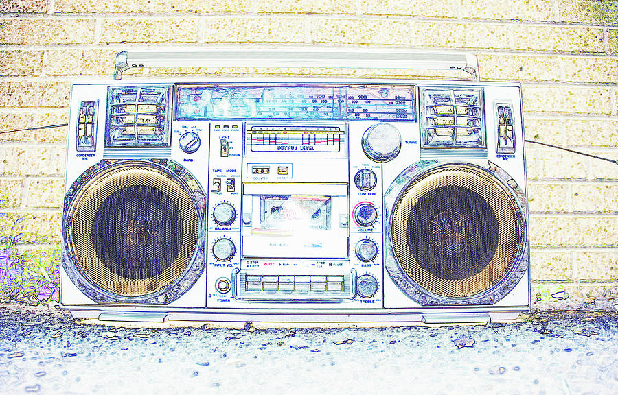 Boom Box Outdoors Photograph by Pm Images