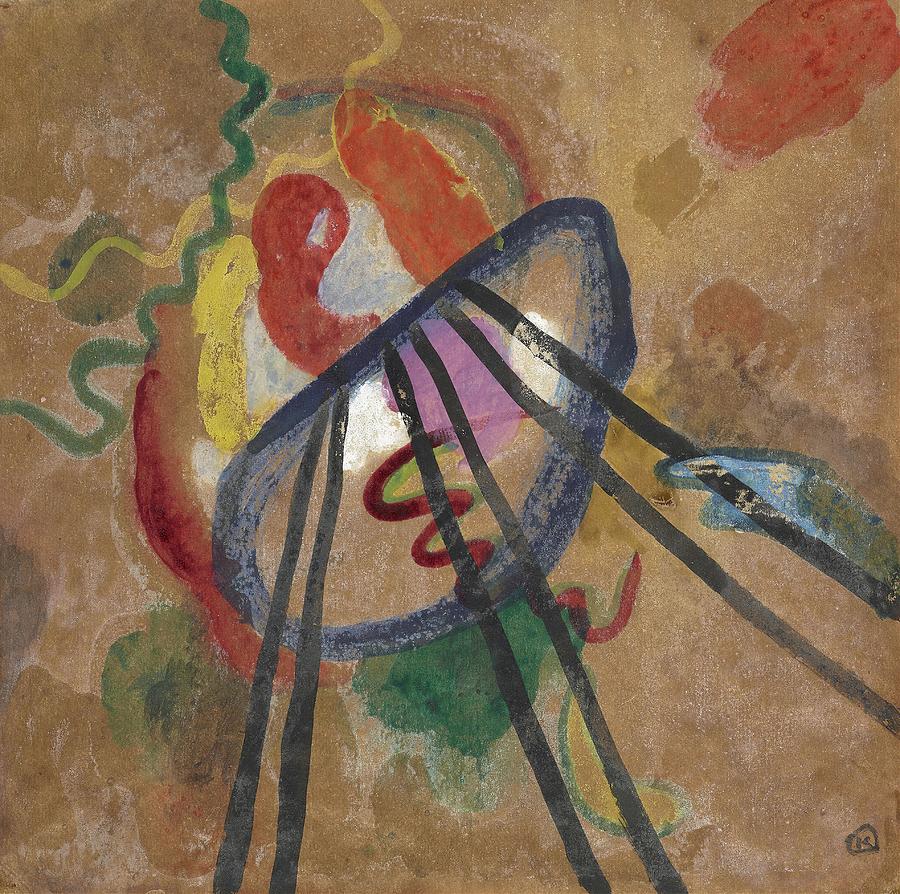 Boot Painting by Wassily Kandinsky Boot Painting by Wassily Kandinsky