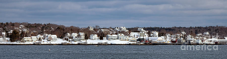 Winter Photograph - Boothbay Harbor in Winter by Olivier Le Queinec