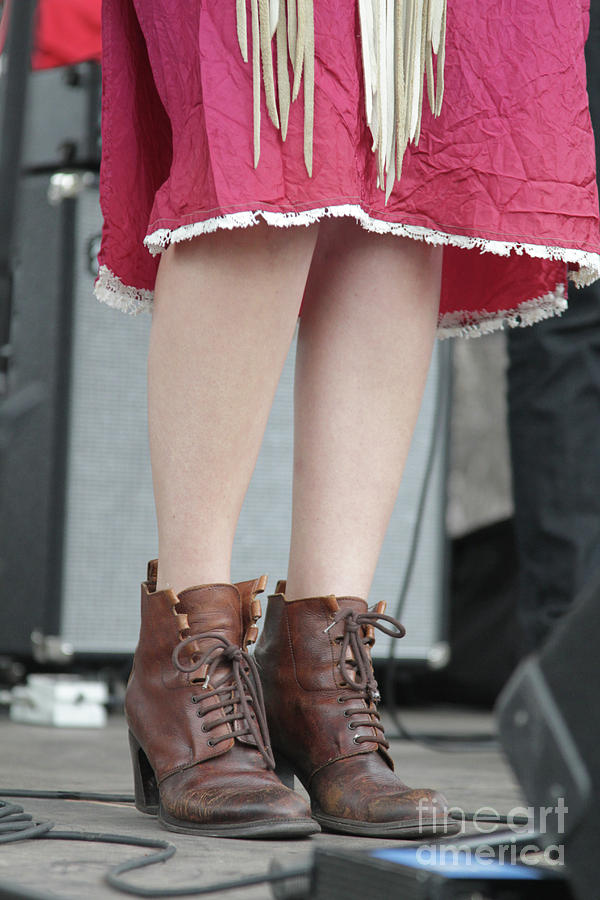 Boots and Skirt Photograph by Concert Photos