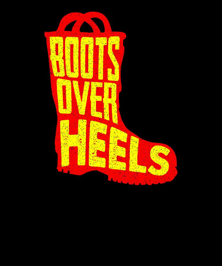 boots over heels
