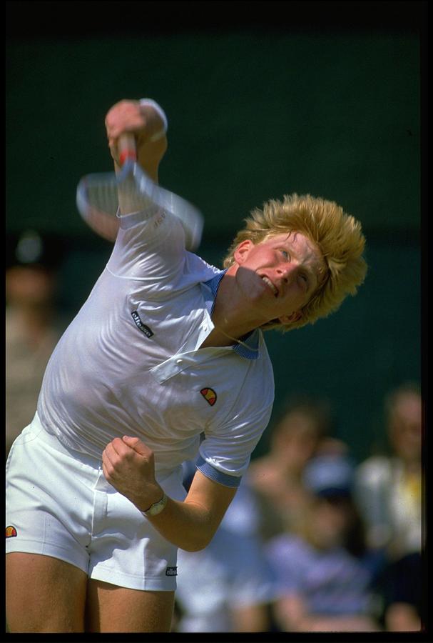 Boris Becker Ger Wimbledon Photograph by Getty Images