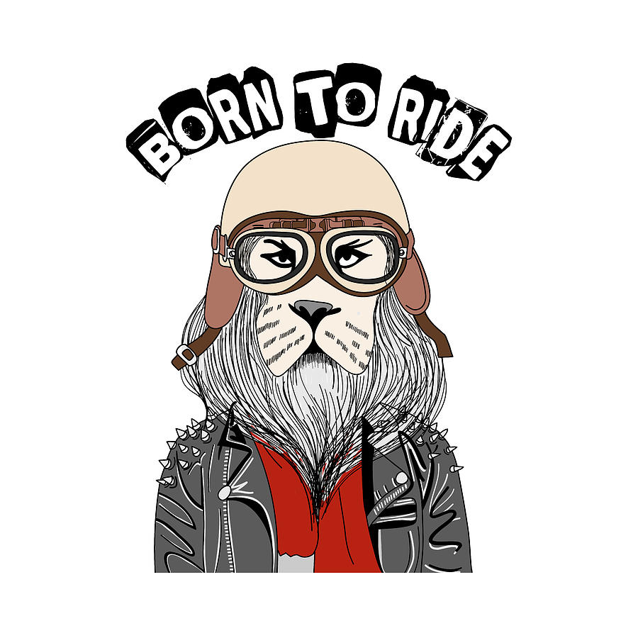 Born To Ride - Baby Room Nursery Art Poster Print by Dadada Shop Born To Ride - Baby Room Nursery Art Poster Print by Dadada Shop