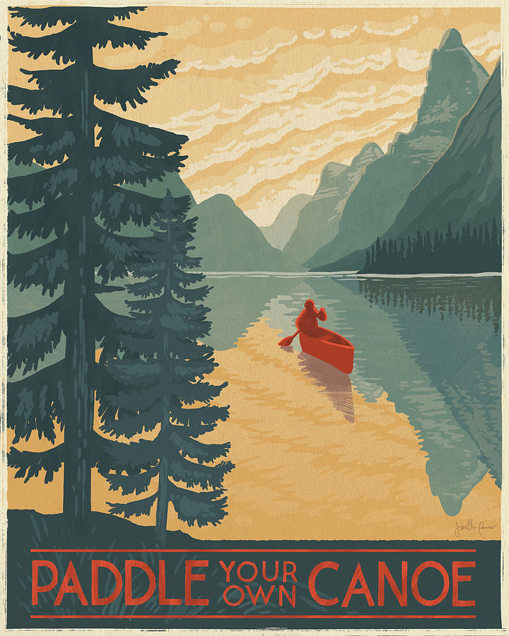 Adventure Digital Art - Born To Roam V by Janelle Penner Adventure Digital Art - Born To Roam V by Janelle Penner