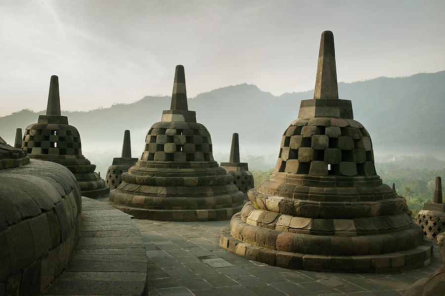 Borobudur Temple Photograph by Huy Lam / Design Pics