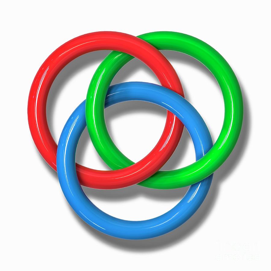 Borromean Rings Illusion by Laguna Design/science Photo Library