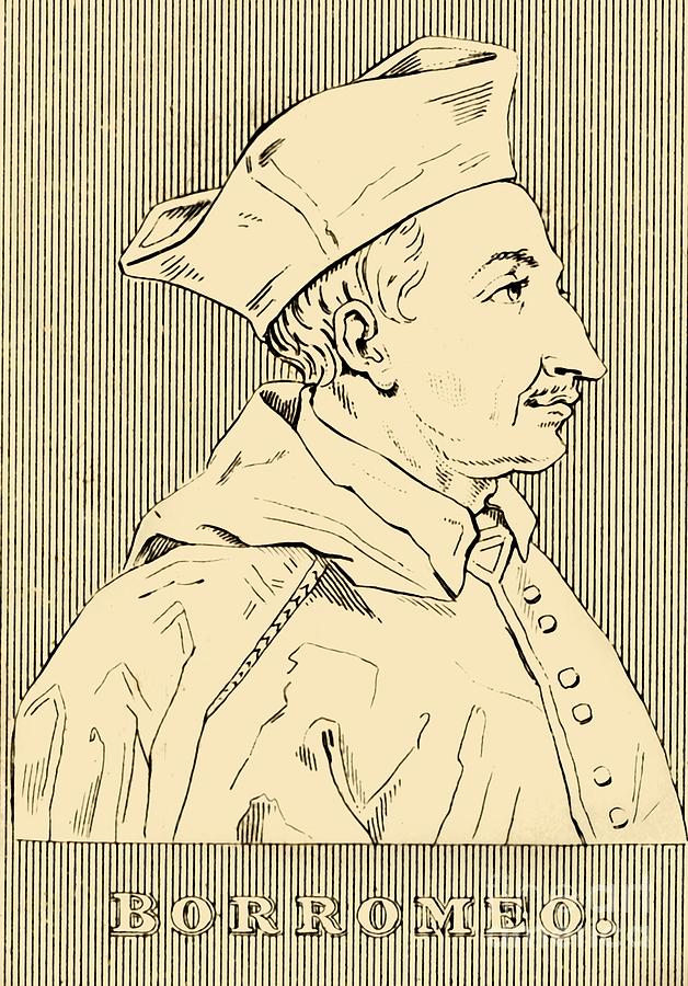 Borromeo Drawing by Print Collector