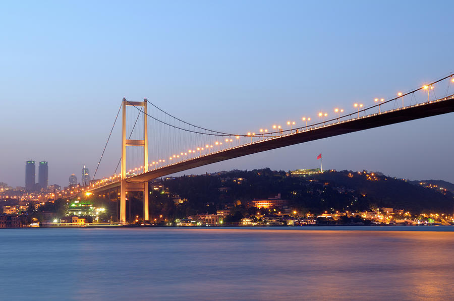 Bosphorus Bridge, Istanbul, Turkey Photograph by Tunart