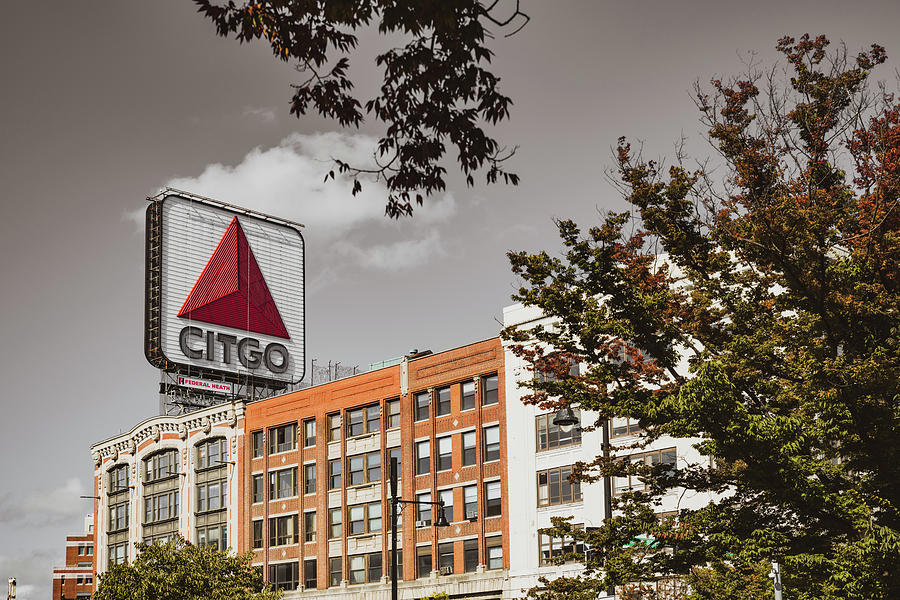 Boston Architecture and Citgo Sign - Fenway Photograph by Gregory Ballos