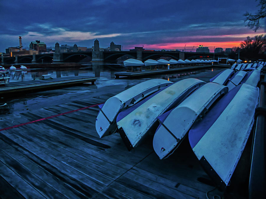 Boston Boats at Dawn Photograph by Scott Hufford