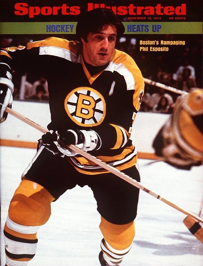 Boston Bruins Phil Esposito... Sports Illustrated Cover Photograph by Sports Illustrated