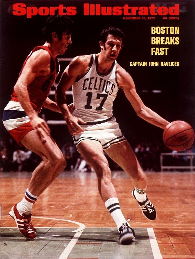 Boston Celtics John Havlicek... Sports Illustrated Cover Photograph by Sports Illustrated