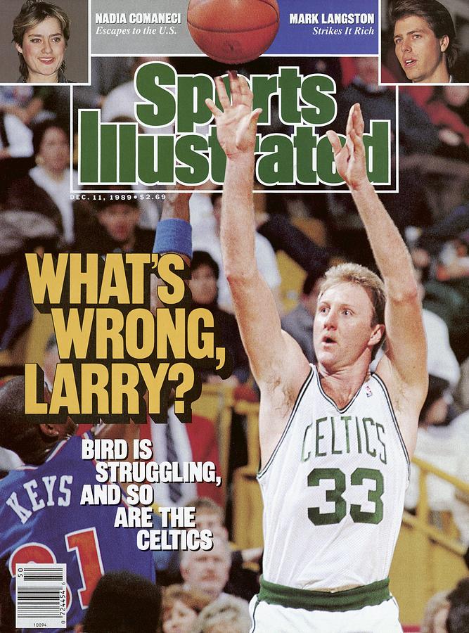 Boston Celtics Larry Bird... Sports Illustrated Cover Photograph by Sports Illustrated