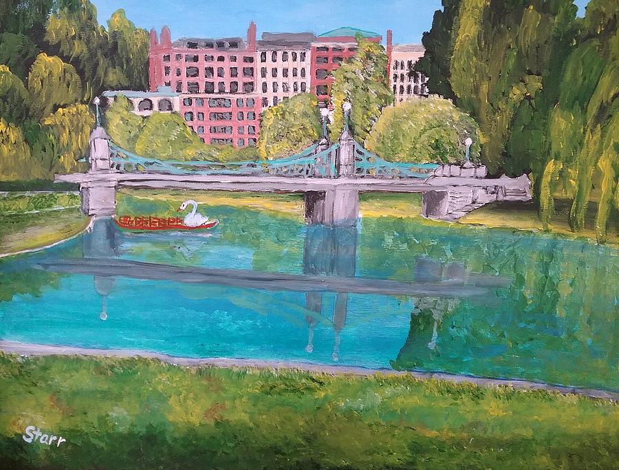 Boston Painting - Boston Commons by Irving Starr