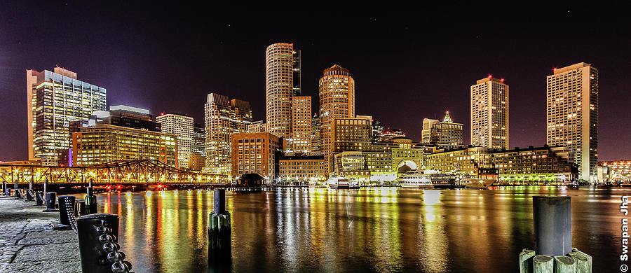 Boston Harbor Photograph by (c) Swapan Jha