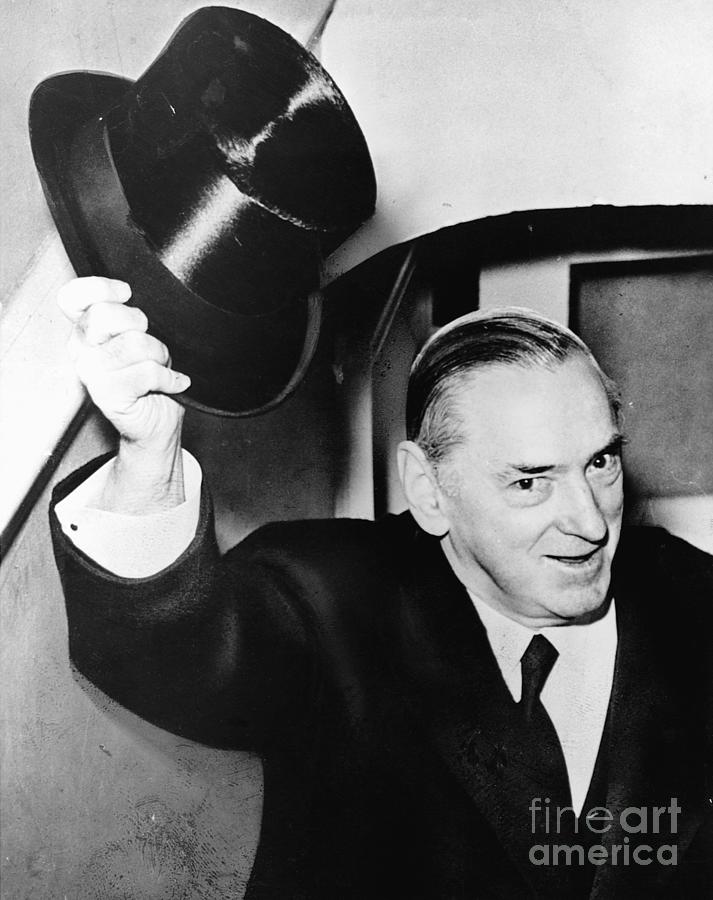Boston Mayor Curley With Top Hat Photograph by Bettmann