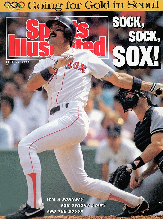 Boston Red Sox Dwight Evans... Sports Illustrated Cover Photograph by Sports Illustrated