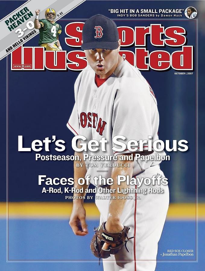 Boston Red Sox Jonathan Papelbon... Sports Illustrated Cover Photograph by Sports Illustrated