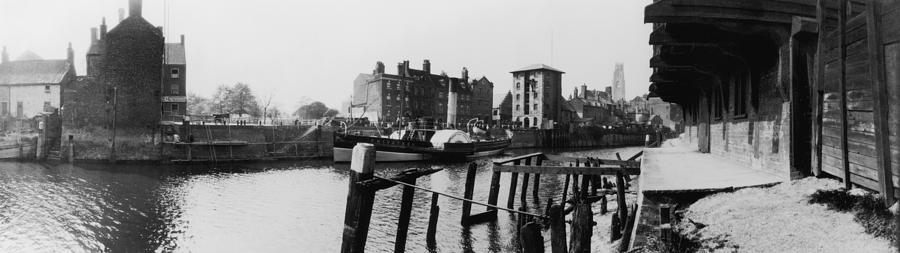 Boston Riverside Photograph by Alfred Hind Robinson