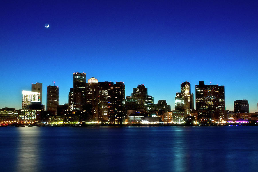 Architecture Photograph - Boston Skyline by By Eric Lorentzen-newberg