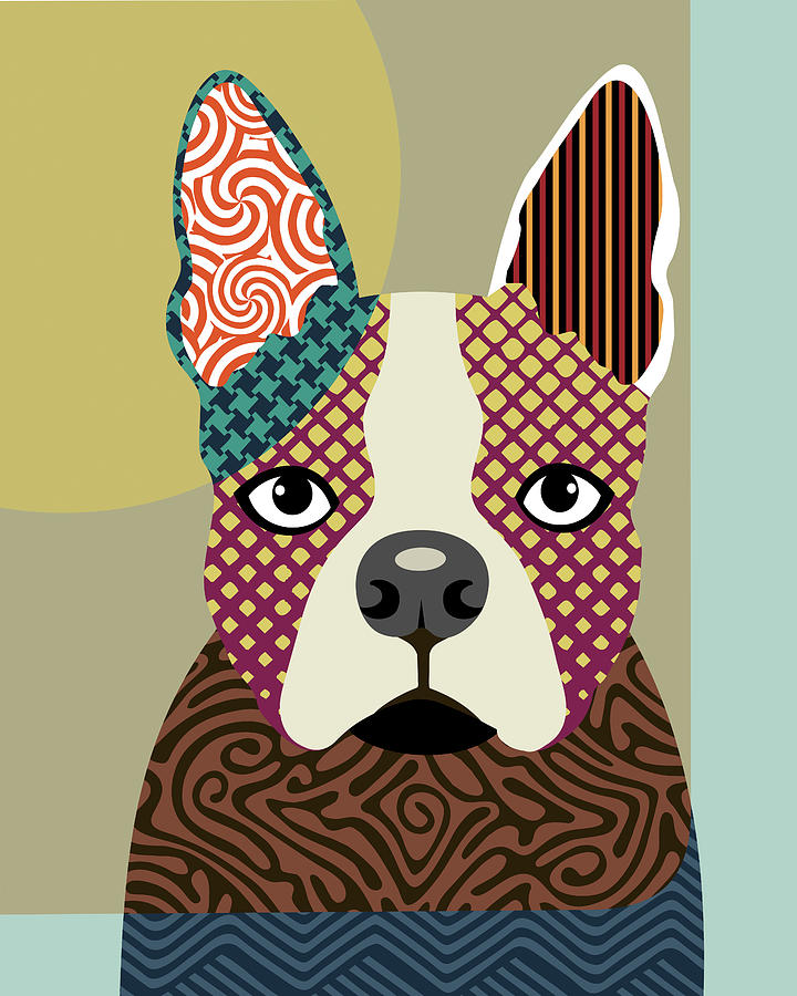 Boston Terrier Digital Art - Boston Terrier by Lanre Adefioye Boston Terrier Digital Art - Boston Terrier by Lanre Adefioye