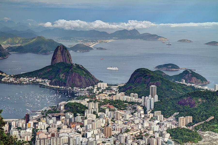 Botafogo & Sugar Loaf, Rio De Janeiro Photograph by Michaël Ducloux