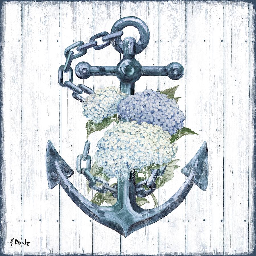 Flower Painting - Botanic Anchor I by Paul Brent