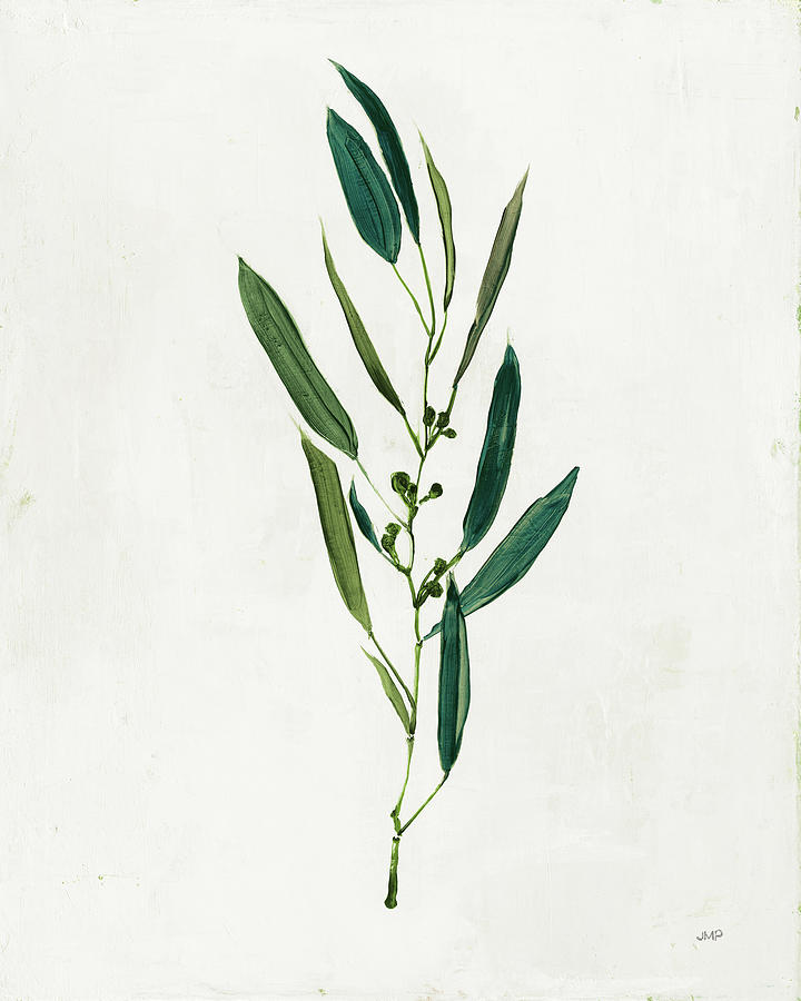 Botanical Painting - Botanical Study I Greenery by Julia Purinton