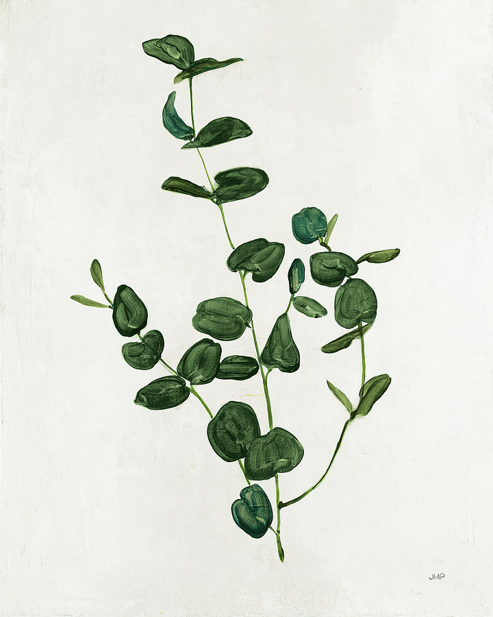 Botanical Painting - Botanical Study II Greenery by Julia Purinton
