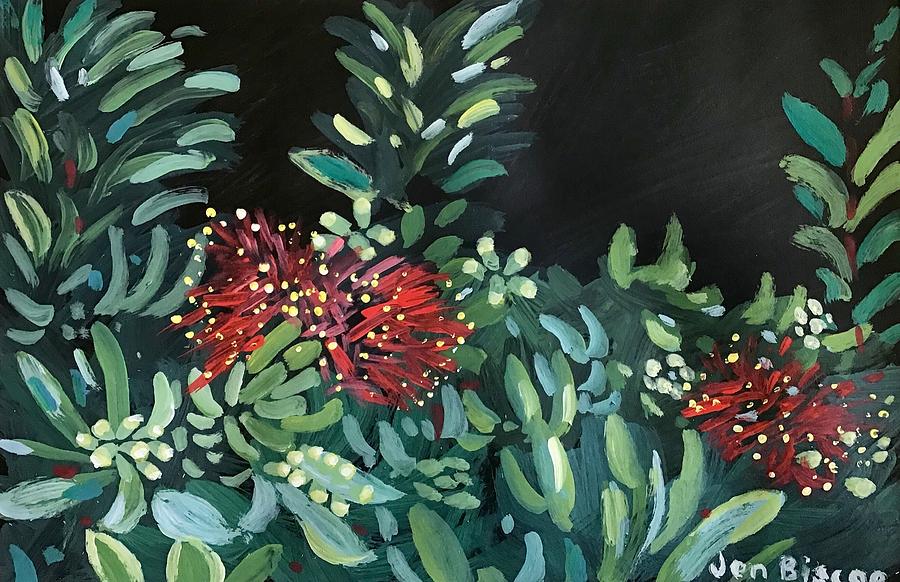 Bottlebrush Painting by Jen Biscoe - Fine Art America