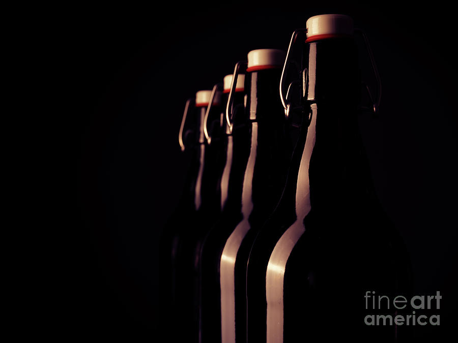 Bottles of beer Photograph by Andreas Berheide