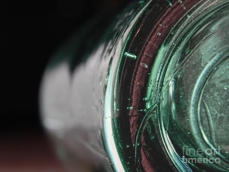 Bottom of A Bottle Photograph by Phil Perkins