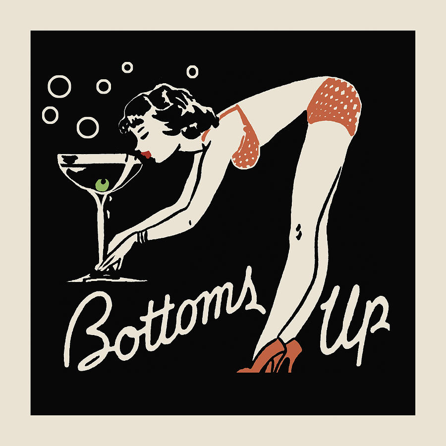 Bottoms Up Photograph by Retro Series Bottoms Up Photograph by Retro Series