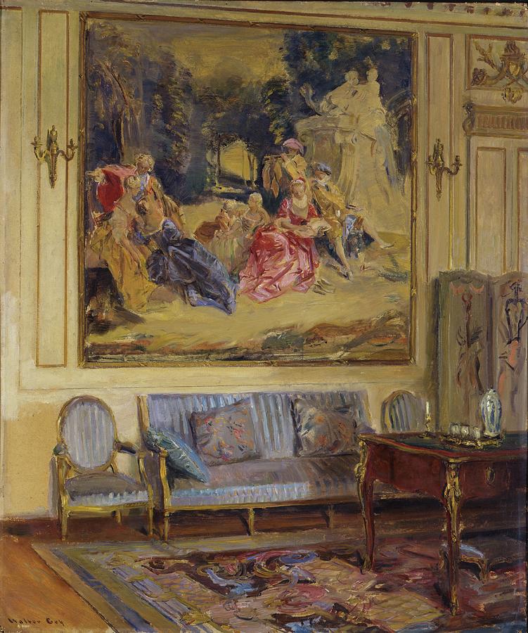 Boudoir, Chateau De Chaalis Painting by Walter Gay | Fine Art America