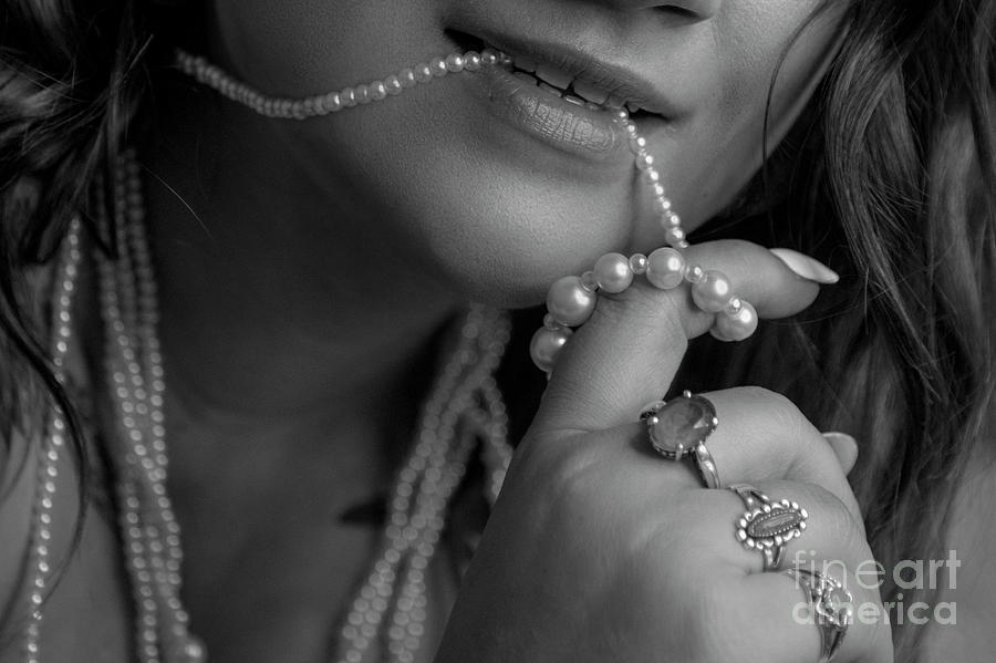 Boudoir Pearls Photograph by FineArtRoyal Joshua Mimbs