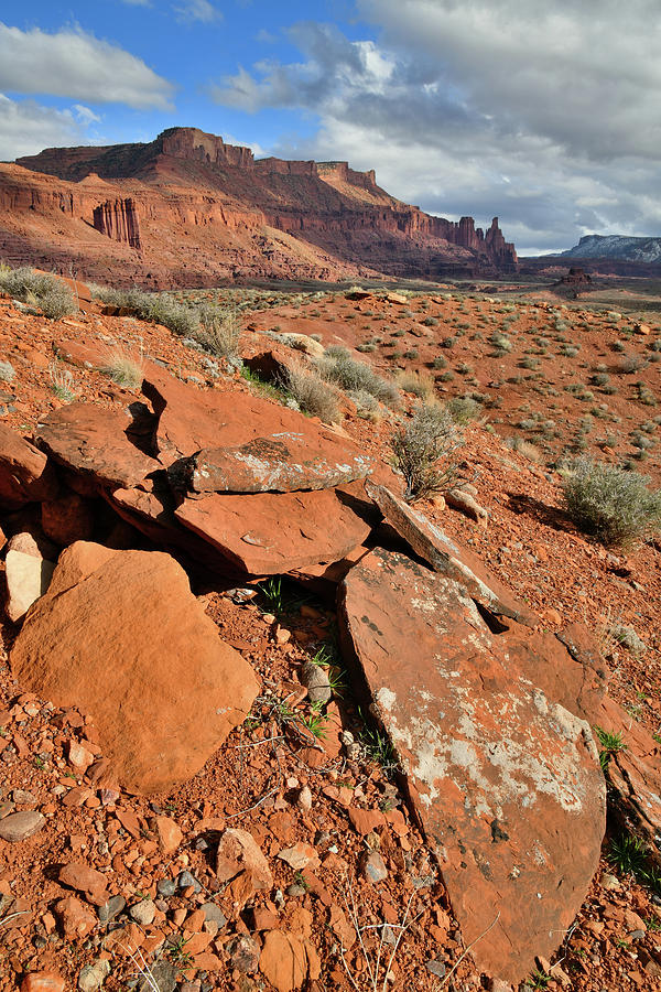 Boulder Slabs in Castle Valley Utah Photograph by Ray Mathis