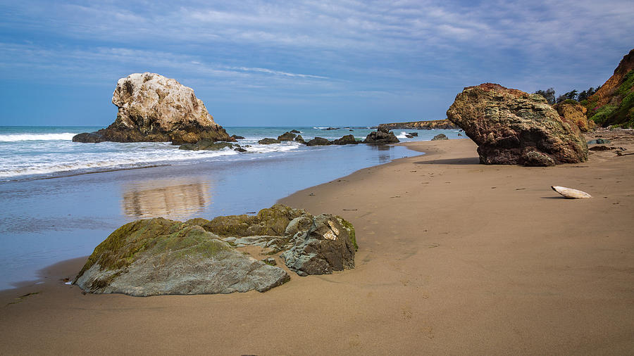 Boulders on the Shore Photograph by Rick Strobaugh