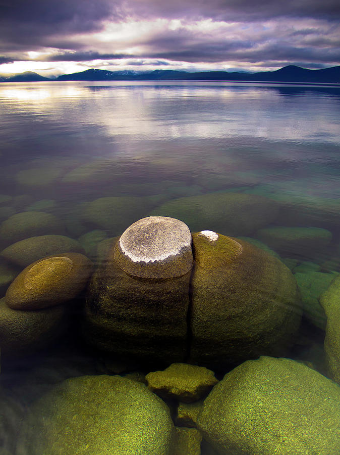Boulders Underwater at Sand Harbor Photograph by Christopher Johnson