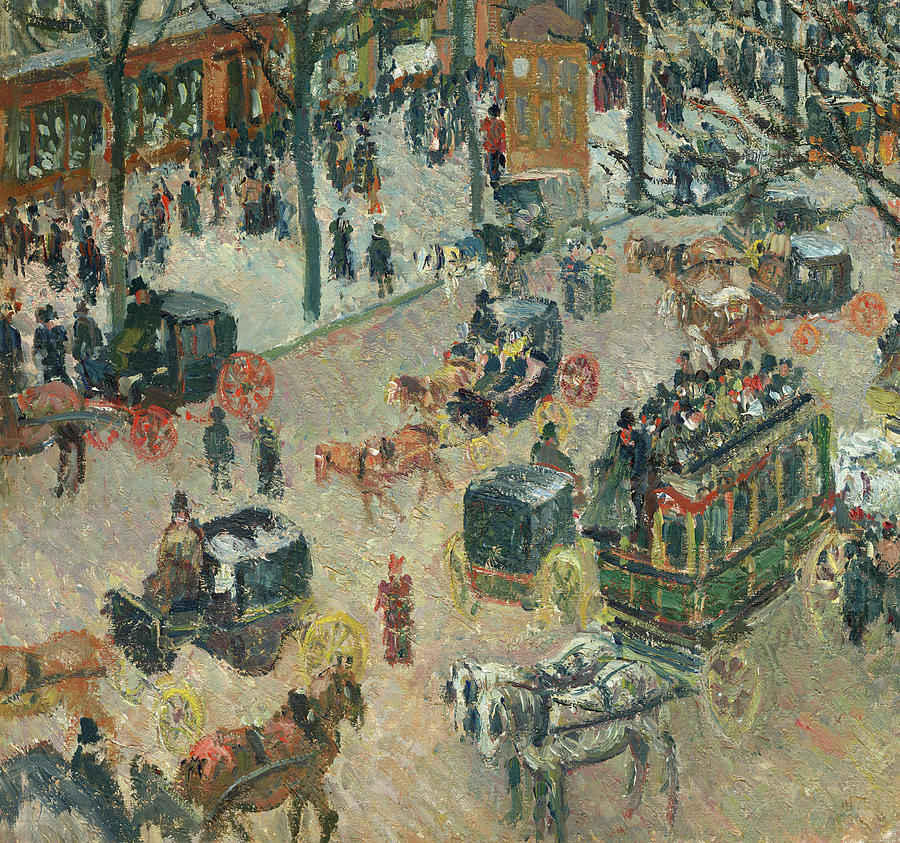 Camille Pissarro Painting - Boulevard des Italiens, Paris, 1897 by Camille Pissarro