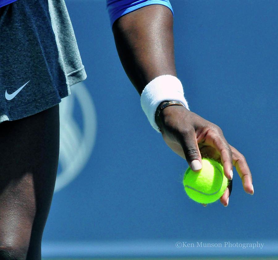 Bouncing Tennis Ball Photograph by Ken Munson