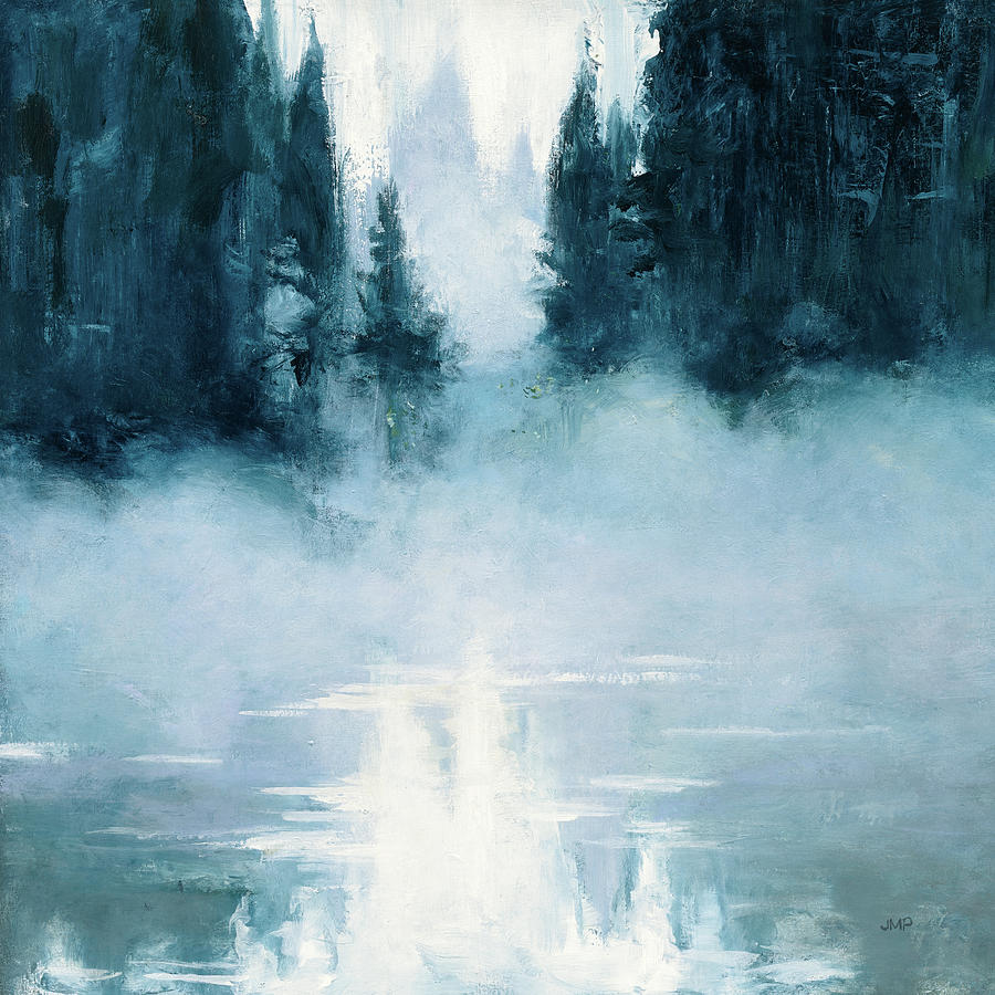 Abstract Painting - Boundary Waters by Julia Purinton