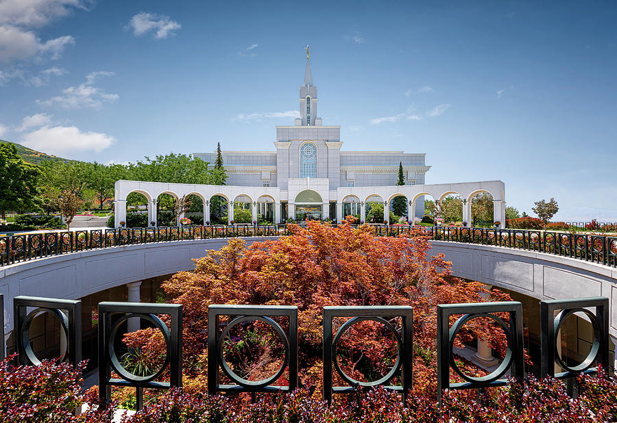 Bountiful LDS Temple Photograph by Dave Koch