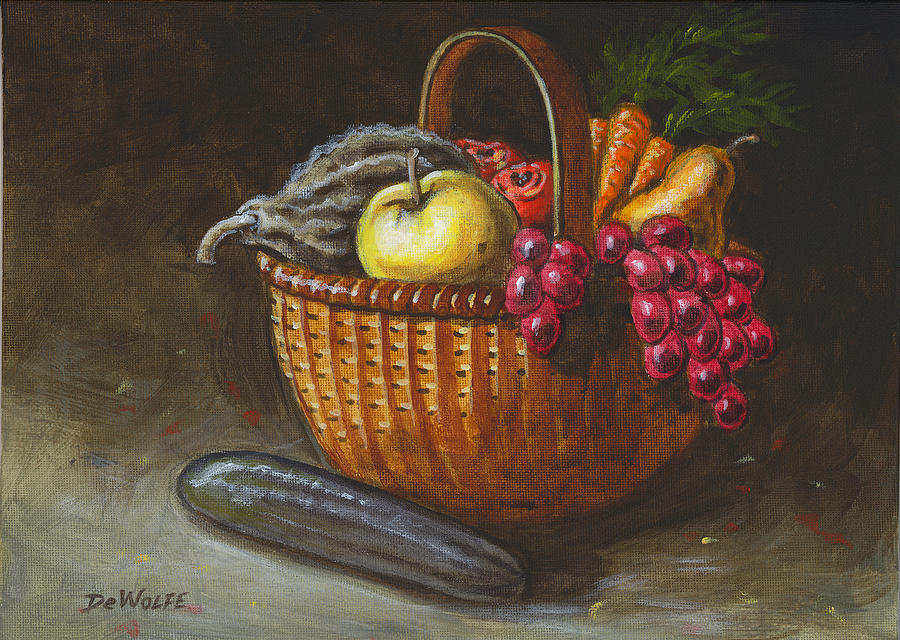 Thanksgiving Painting - Bounty Sketch by Richard De Wolfe