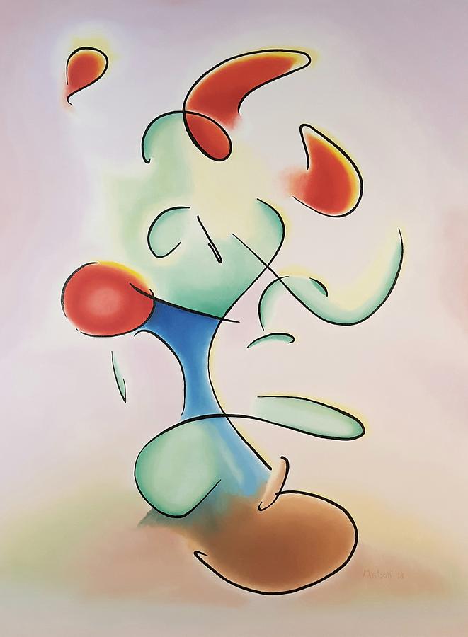 Abstract Painting - Bouquet by Dave Martsolf Abstract Painting - Bouquet by Dave Martsolf
