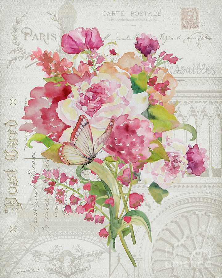 Bouquet Francais A Painting by Jean Plout - Pixels
