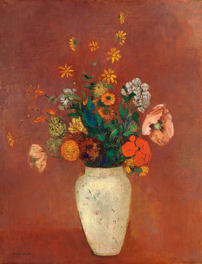 Bouquet In A Chinese Vase By Odilon Photograph by IanDagnall Computing