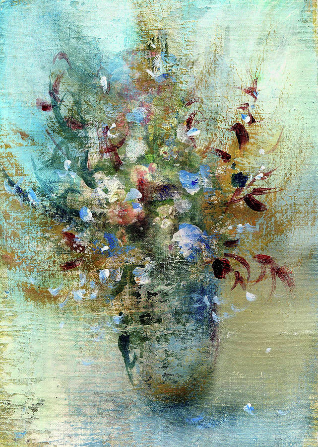 Spring Digital Art - Bouquet Of Flowers 1 by Natalia Rudzina